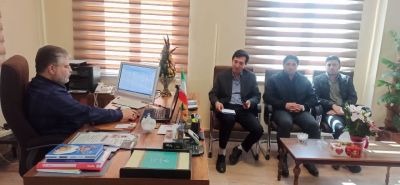 دیدار رئیس بنیاد مسکن اتقلاب اسلامی شهرستان با فرماندار شهرستان هشترود