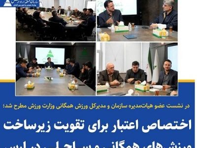اختصاص اعتبار برای تقویت زیر ساخت ورزش همگانی و ساحلی در ارس