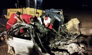 رئیس جمعیت هلال احمر شهرستان چار اویماق خبر داد ؛ برخوردمرگبار  پژو ۴۰۵ با کامیون حامل علوفه