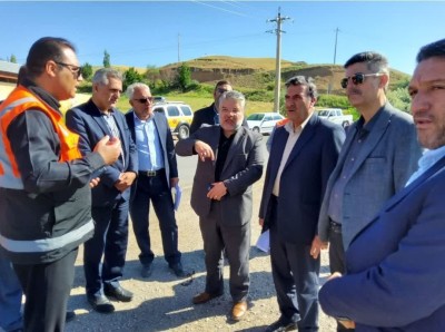 آغاز عملیات تعریض و بهسازی جاده و ابنیه های فنی هشترود دامناب