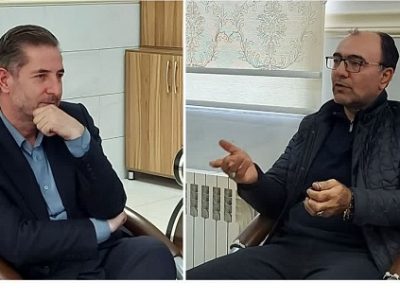 ‍ دیدار حاج محمد طوسی خیر مدرسه ساز با مدیر آموزش و پرورش هشترود