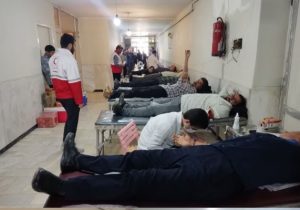 اهدای ۱۲۹ واحد خون سالم توسط جوانان و داوطلبان هشترود