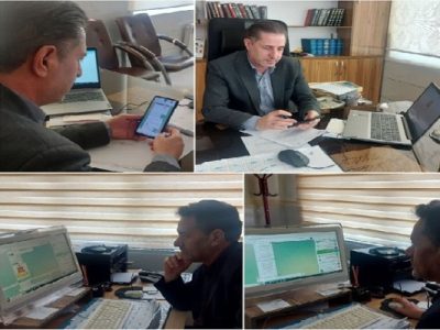 بازدید مدیر آموزش و پرورش منطقه هشترود از فرایند برگزاری کلاس‌های غیرحضوری