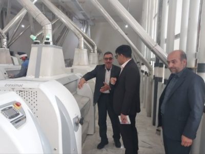 بازدید سرزده فرماندار  هشترود از تنها کارخانه آردسازی هشترود 