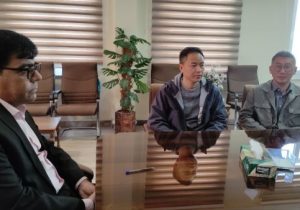 دیدار فرماندار هشترود با سرمایه گذار چینی