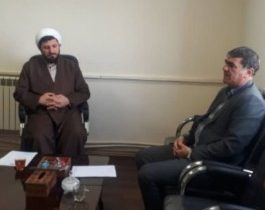 دیدار مدیر توزیع برق هشترود با دادستان محترم دادسرای عمومی و انقلاب شهرستان هشترود