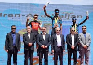 مرحله نخست تور دوچرخه‌سواری ایران؛ رکابزن آلمانی فاتح روز آغازین