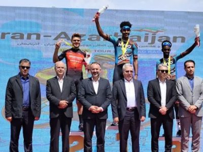 مرحله نخست تور دوچرخه‌سواری ایران؛ رکابزن آلمانی فاتح روز آغازین