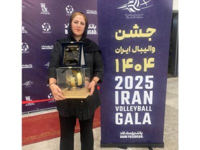 سرمربی تیم مقاومت شهرداری تبریز، محبوب‌ترین مربی زن والیبال ایران شد