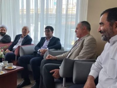 دیدار مسئولان بلند پایه شهرستان هشترود با خیر کشوری و استانی