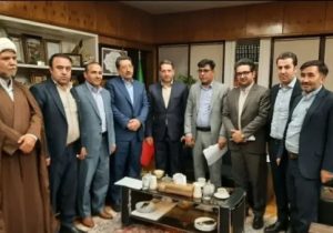 دیدار مسئولان بلند پایه شهرستان با وزیر صمت