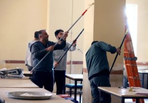 جهاد با رنگ زندگی؛ مدارس چاراویماق در مسیر شادابی