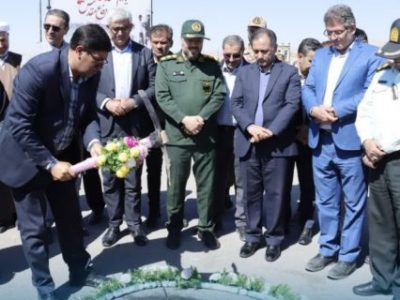 یادمان شهدای بمباران مراغه کلنگ‌زنی شد