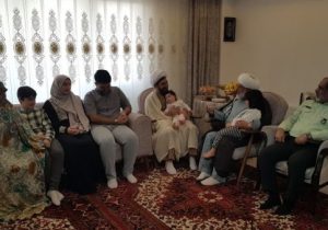 دیدار حجت الاسلام شیرازی با خانواده قرآنی علی عابدی