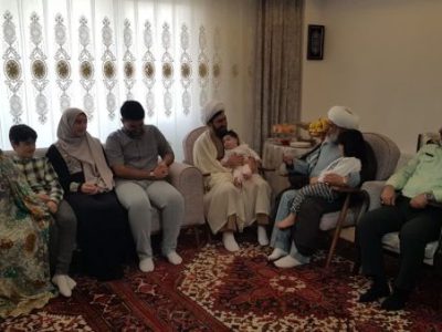 دیدار حجت الاسلام شیرازی با خانواده قرآنی علی عابدی