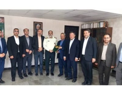 دیدار مدیران شهرکهای صنعتی آذربایجان شرقی با فرمانده انتظامی استان