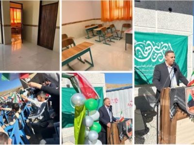 طلوع روشنایی در تکانلو؛ افتتاح مدرسه دوکلاسه خیرساز با ارزشی بالغ بر ۱۵ میلیارد ریال