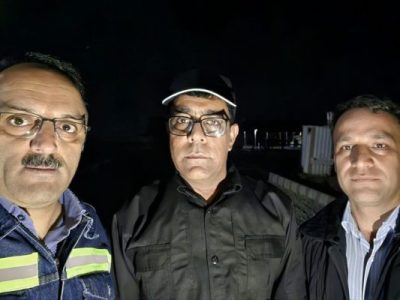 بازدید شبانه فرماندار هشترود از ایستگاه‌های توزیع گاز طبیعی شهرستان