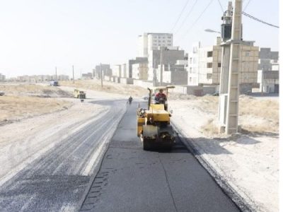 تکمیل آسفالتریزی شهرک زیباشهر مراغه