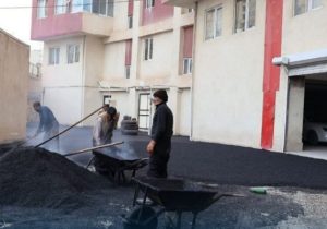 شهرداری مراغه عملیات آسفالتریزی مساکن مهر را آغاز کرد