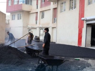 شهرداری مراغه  عملیات آسفالت‌ریزی مساکن مهر را آغاز کرد