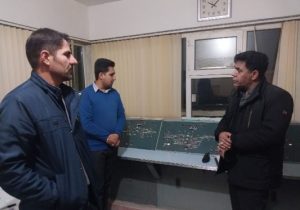بازدید سرزده و شبانه فرماندار شهرستان هشترود ازمسیرهای منتهی به راه آهن و ایستگاه راه‌آهن خراسانک