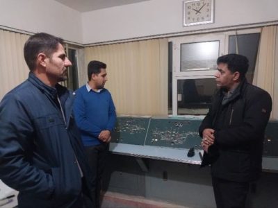 بازدید سرزده و شبانه فرماندار شهرستان هشترود ازمسیرهای منتهی به راه آهن و ایستگاه راه‌آهن خراسانک