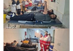 اهدای ۱۲۵ واحد خون سالم توسط جوانان و داوطلبان هشترودی