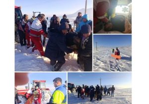 نجات مصدوم سقوط کرده از ارتفاع در روستای مهرهدار هشترود با تلاش نیروهای امدادی و اهالی محترم روستا