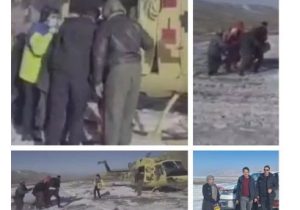 نجات جان مادر باردار با بالگرد در نظر کهریز ی هشترود