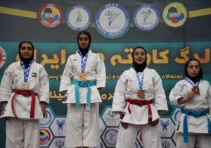 کسب ۲ مدال با ارزش توسط کاراته کاهای دختر آذربایجان شرقی در مسابقات لیگ کاراته وان ایران