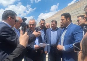 بازدید استاندار و رئیس سازمان مدیریت و برنامهریزی آذربایجان شرقی از قطعه ۶ آزادراه تبریز