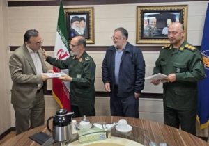 انتصاب مدیر عامل شرکت سیمان صوفیان به عنوان مشاور فرمانده سپاه عاشورا در امور صنایع، تولید و کارخانجات