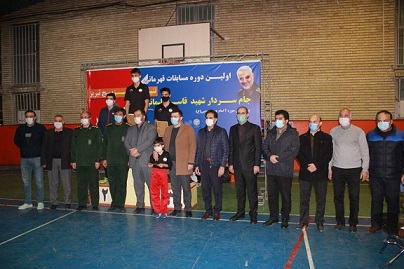 مسابقات تنیس روی میز سپاه تبریز، جام سردار سلیمانی پایان یافت