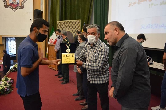 از ورزشکاران نخبه بسیجی تبریز تجلیل شد
