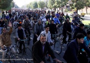 برگزاری بیست و دومین همایش بناب شهر دوچرخه ایران