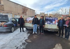 توزیع ۱۰۰ بسته معیشتی به مناسبت شب یلدا