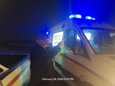 عملیات نفس گیر نجات زن باردار از برف و کولاک