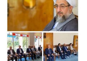 دیدار مسئولان صنعتی آذربایجان شرقی با حجت الاسلام مطهری اصل به مناسبت روز صنعت و معدن