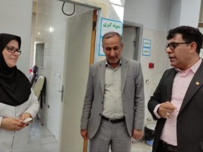 بازدید فرماندار هشترود از آزمایشگاه گنجینه کتاب