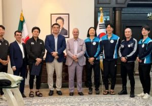 تبادل راهکارها در ضیافت شام تیم کره جنوبی به میزبان سفیر