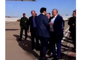 استقبال از معاون وزیر اقتصاد در فرودگاه شهید رحمتی توسط مسئولان و فعالان اقتصادی مراغه