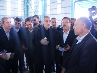 بازدید نایب‌رئیس مجلس از واحد درحال‌ساخت «آسیا سهند آلومینیوم» در هشترود