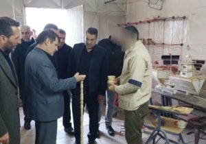 بازدید دادستان مرکز استان آذربایجان شرقی درمعیت رئیس کل دادگستری استان آذربایجان شرقی از زندان مرکزی تبریز