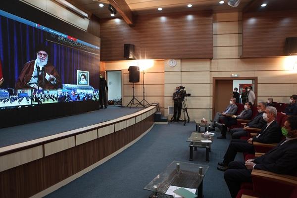 نشست هفته کارگر و پیگیری تحقق شعار سال به صورت ویدیو کنفرانس درمس سونگون با مقام معظم رهبری