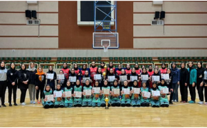 اقدمی بر صدر بسکتبال زیر ۱۴ سال دختران آذربایجان شرقی