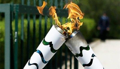 مشعل المپیک وارد فرانسه شد