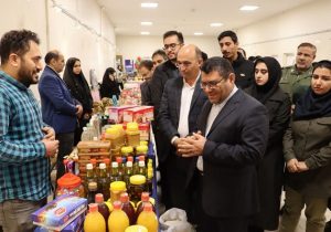 افتتاح نمایشگاه صنایع دستی و تولیدات محلی در بستان آباد