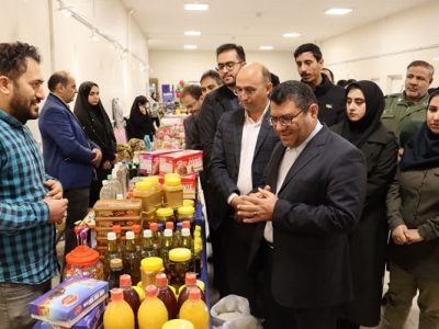 افتتاح نمایشگاه صنایع دستی و تولیدات محلی در بستان آباد