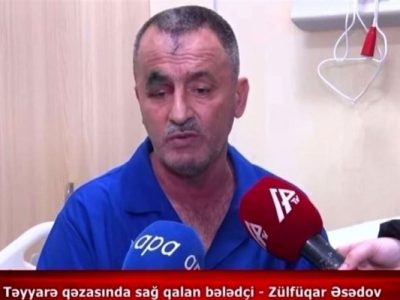 روایت مهماندار بازمانده از سقوط هواپیمای جمهوری آذربایجان/ شی خارجی از بیرون به هواپیما برخورد کرد